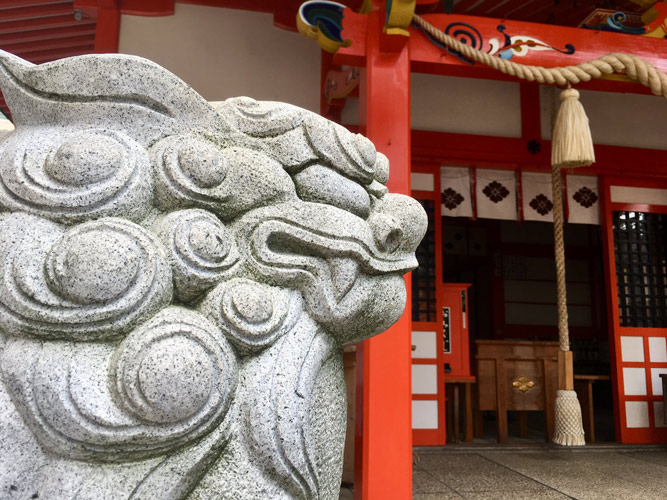 四宮神社の狛犬